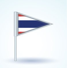 Flag of Thailand vector illustration N2
