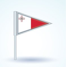 Flag of Malta vector illustration N4