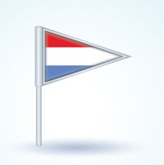 Flag of Luxembourg vector illustration N4
