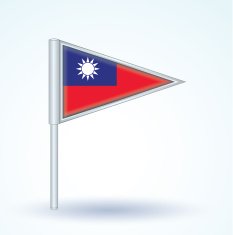 Flag of Taiwan vector illustration N4
