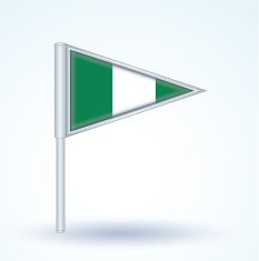 Flag of Nigeria vector illustration N4