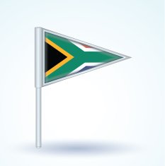 Flag of South africa vector illustration N4