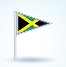 Flag of Jamaica vector illustration N4