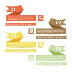 ribbon infographic