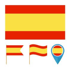 Spain country flag vector