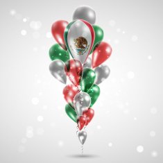 Flag of Mexico on balloon N2