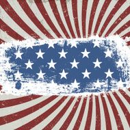 American patriotic background Vintage style Vector EPS10