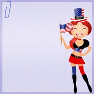 American girl cartoon