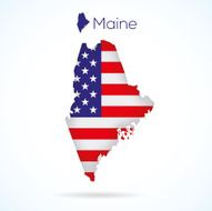 USA state Maine