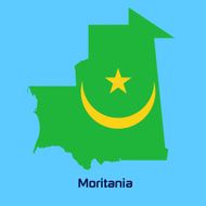 vector map of Moritania