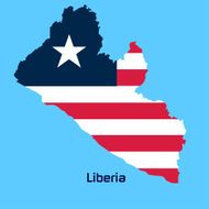 vector map of Liberia