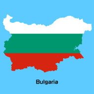 vector map of Bulgaria