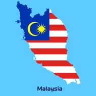 vector map of Malaysia