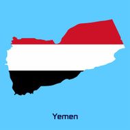 vector map of Yemen