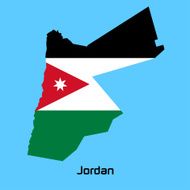 vector map of Jordan