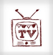 Retro christmas TV N2