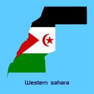 vector map of Western sahara