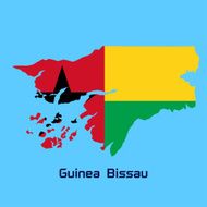 vector map of Guinea Bissau