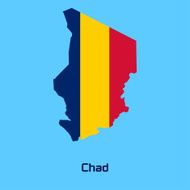 vector map of Chad