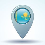 Flag of Kazakhstan vector illustration N5