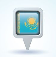 Flag of Kazakhstan vector illustration N6