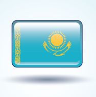 Flag of Kazakhstan vector illustration N9