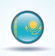 Flag of Kazakhstan vector illustration N10