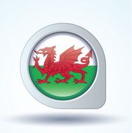 Flag of Wales vector illustration N6