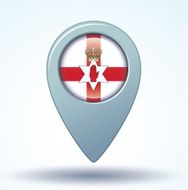 Flag of North Ireland vector illustration N6