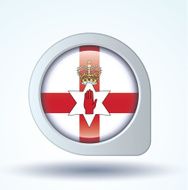 Flag of North Ireland vector illustration N8