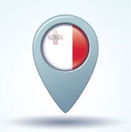 Flag of Malta vector illustration N5