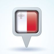 Flag of Malta vector illustration N6