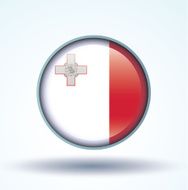 Flag of Malta vector illustration N9