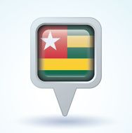 Flag of Togo vector illustration N5