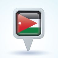 Flag of Jordan vector illustration N4