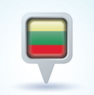 Flag of Lithuania vector illustration N5
