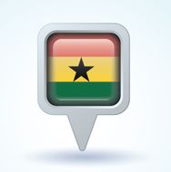Flag of Ghana vector illustration N4