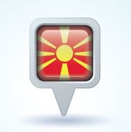 Flag of Macedonia vector illustration N5