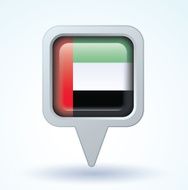 Flag of United Arab Emirates vector illustration N5