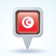 Flag of Tunisia vector illustration N5