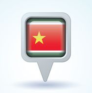 Flag of Guadeloupe vector illustration N5