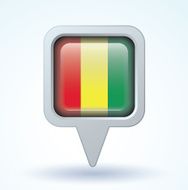 Flag of guinean vector illustration N5