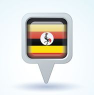 Flag of Uganda vector illustration N5