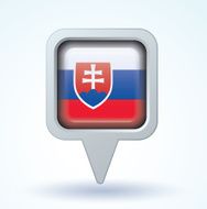 Flag of Slovakia vector illustration N5