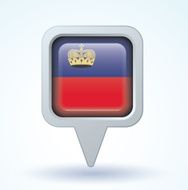Flag of Liechtenstein vector illustration N5