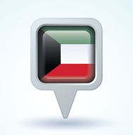 Flag of Kuwait vector illustration N5