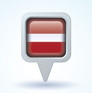 Flag of Latvia vector illustration N6