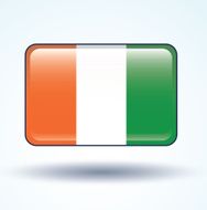 Flag of cote d ivoire vector illustration N5