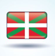 Flag of Basque country vector illustration N4