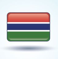Flag of Gambia vector illustration N6